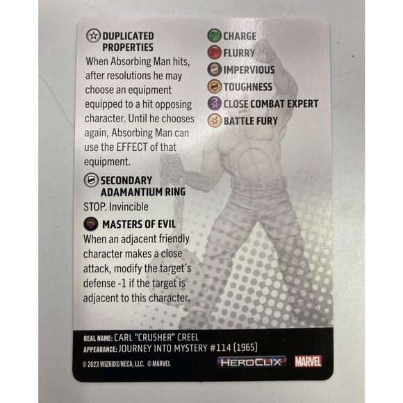Marvel Heroclix Avengers 60th Anniversary Thanos #43a w/ Card - SUPER RARE New! - Picture 7 of 7